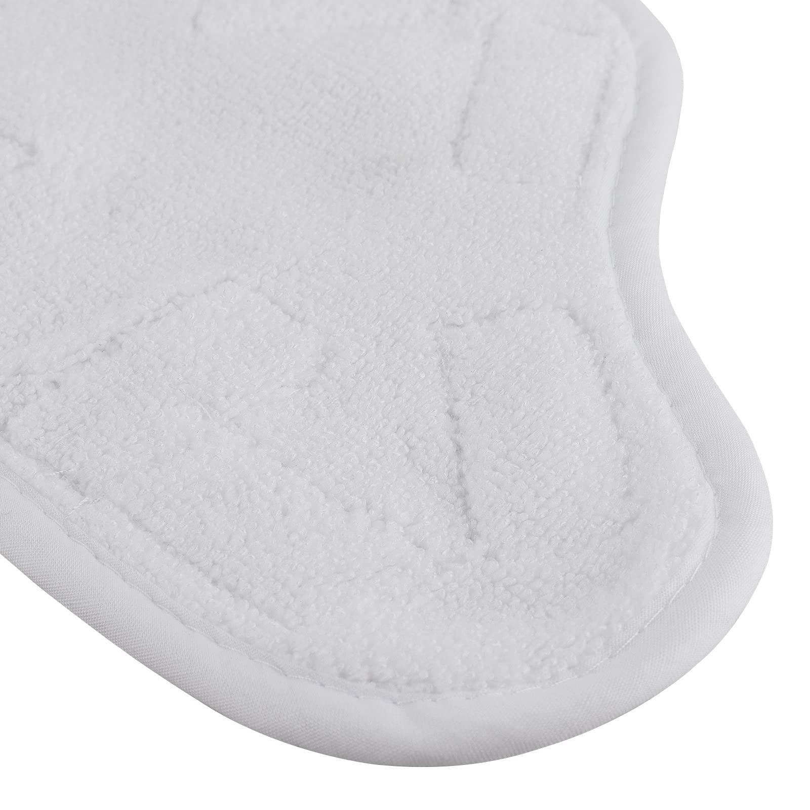 Sgizoku Microfiber Steam Mop Pad Replacement Compatible with H2O H20 Mop X5 Steam Steam Cleaners Washable & Reusable - 8 Pack