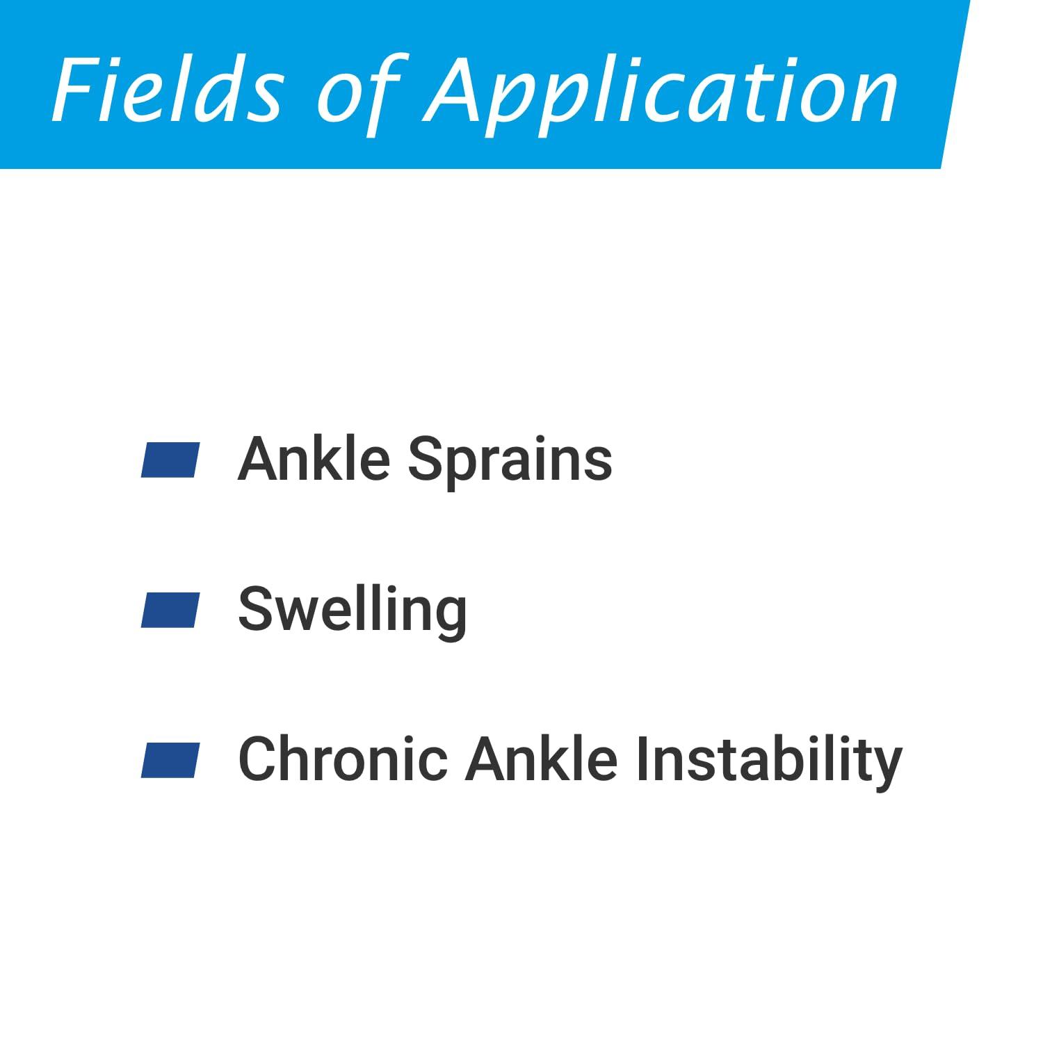 Actimove Actimove Professional Line TaloMotion Ankle Support for Ankle Sprains, Swelling, Chronic Ankle Instability Left Wear White, X-Large