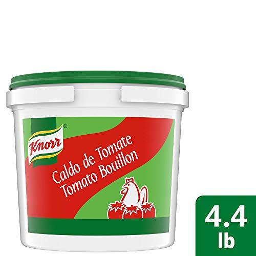 Knorr Knorr Professional Caldo de Tomate, Tomato Bouillon with Chicken Flavor Granulated Base, Bouillon as a Base, Marinade, Flavor Enhancer, Shelf Stable Convenience, 0g Trans Fat, 4.4 lbs (Pack of 1)
