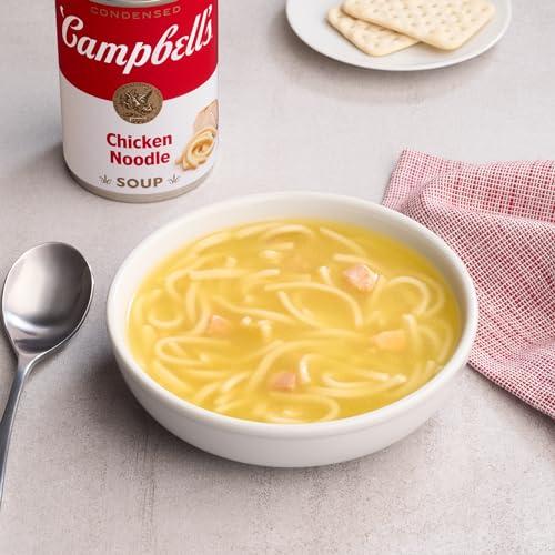 Campbell\'s Goldfish Cheddar Cheese Crackers, 27.3 Oz Carton, and Campbell\'s Condensed Chicken Noodle Soup, 10.75 Oz Can (Pack of 4)