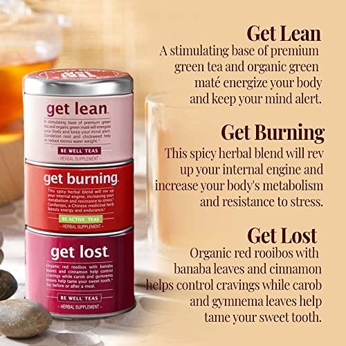 The Republic of Tea The Republic of Tea - Get Lost Stackable Teas, 42 Tea Bag, Tin | Caffeinated