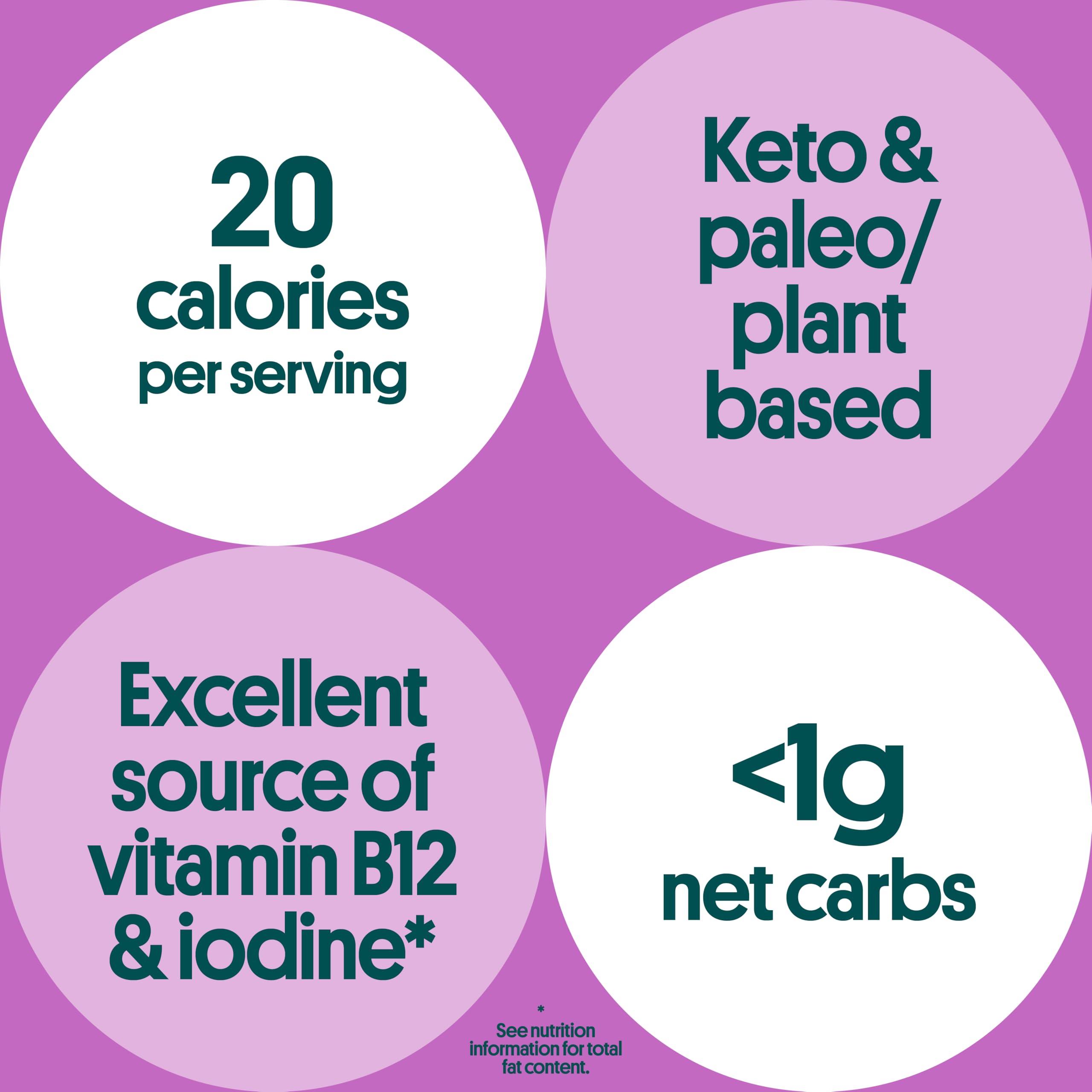 gimMe Gimme Seaweed Grab & Go Organic Premium Roasted Seaweed Snacks, Teriyaki, 5 Count Trayless, Keto, Vegan, Gluten-Free, Source of Omega3s and Iodine, Healthy On-The-Go Snack for Kids and Adults