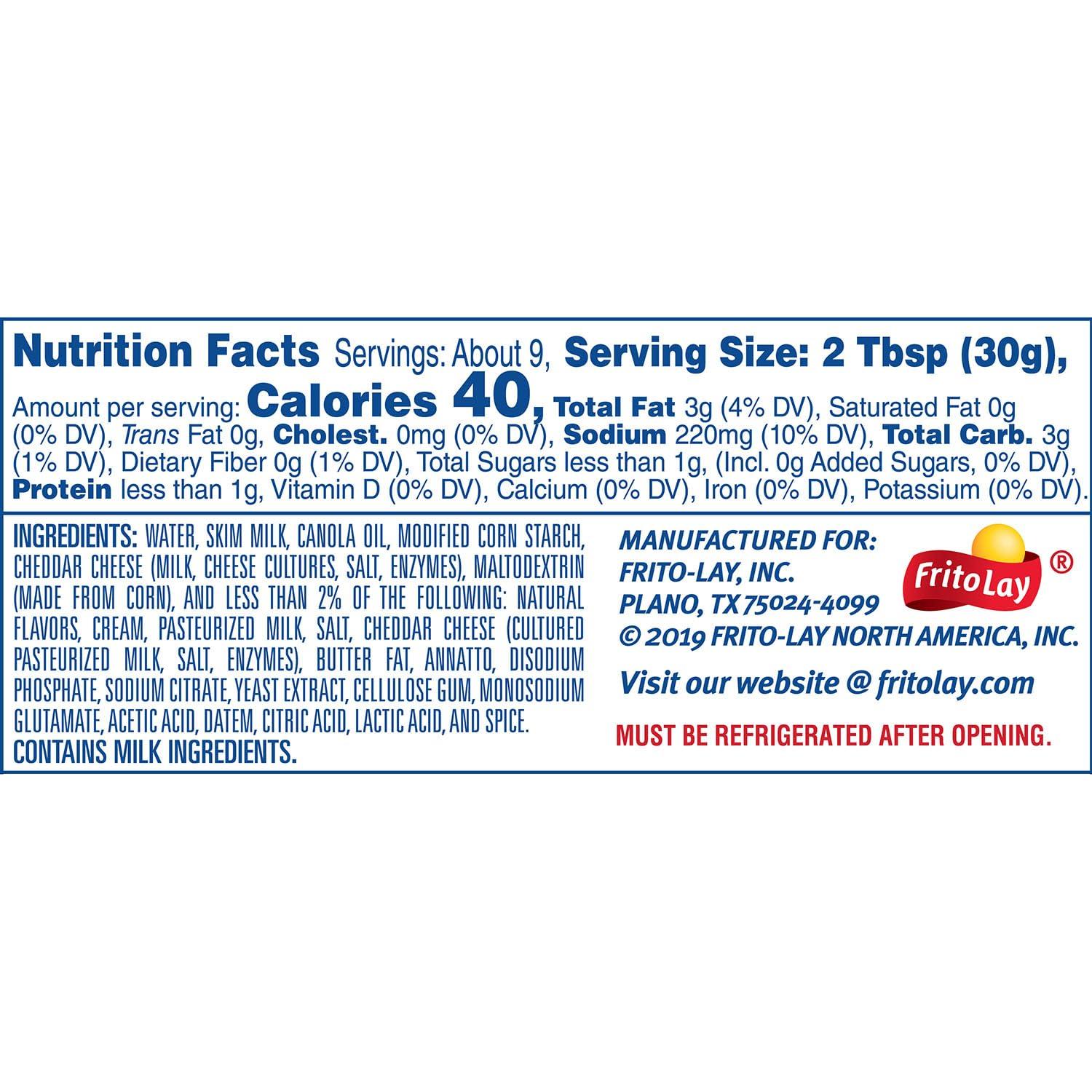 Fritos Fritos Mild Cheddar Cheese Dip, 9 Ounce