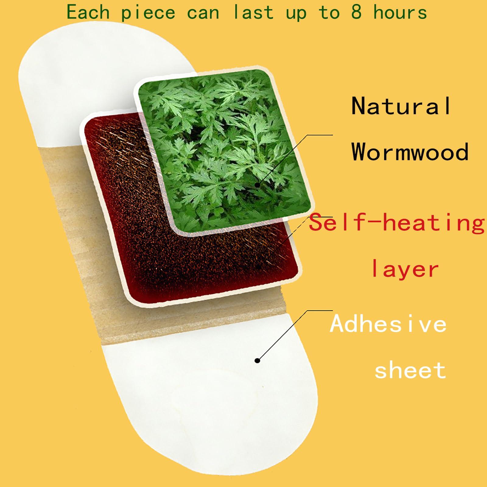 MAIKUNI Moxibustion Patches, Moxa Patch, Self-Heating pad (10Packs/Box)