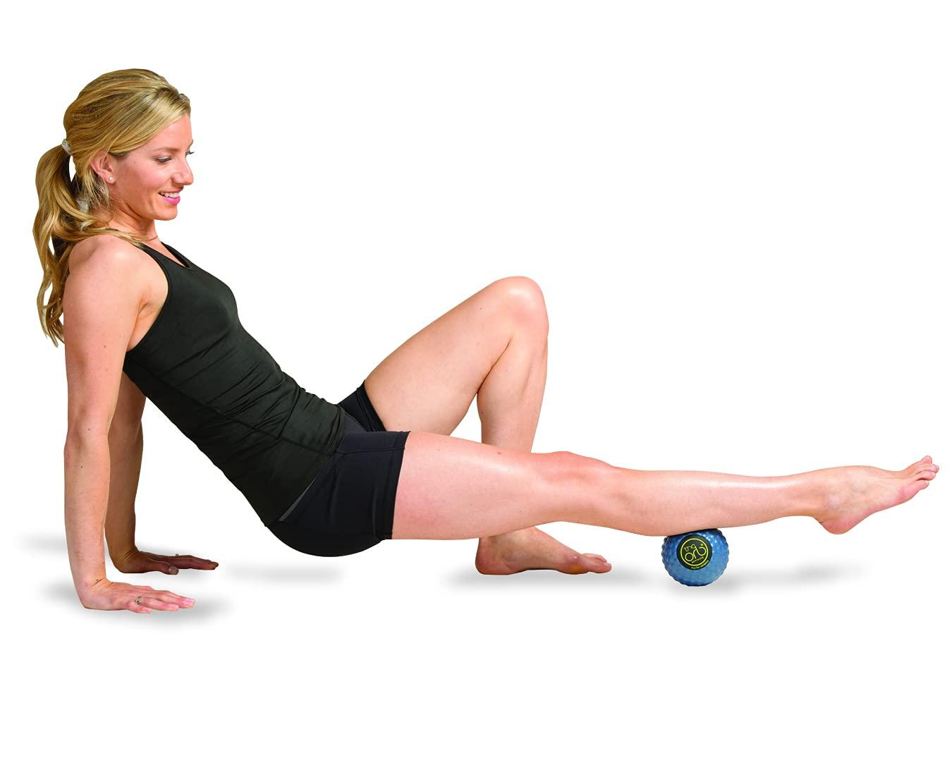 Pro-Tec Athletics Pro-Tec Athletics Orb Activate Vibrating Massage Ball 4.5, Blue, Deep Tissue, Muscle Relief, Hamstring, Quadriceps, Calf, Multi-Directional, Enhance Performance, Adult, Easy to Use, Working Out