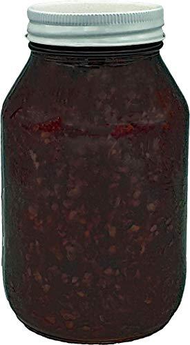 The Amish-Buggy Ready To Use Pie Filling and Topping 32 oz. Jar (No Sugar Added Blackberry 1-Jar)