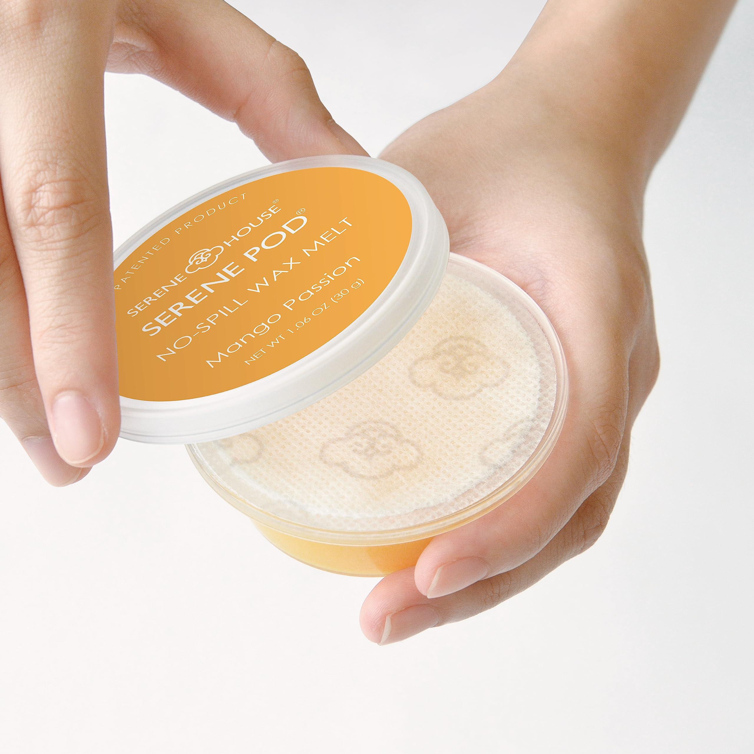 Serene House Serene House Soft Romance No-Spill Wax Melt Pod 6-Pack 6, 30g Fragrant Soy Wax Pods with Aroma Lasting 72 Hours Each Patented Technology Prevents Spills for Easy, Safe, and Clean Home Aromatherapy