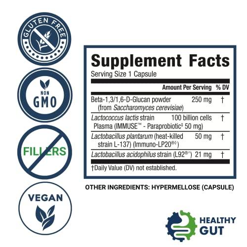 Healthy Gut, LLC Healthy Gut HoloImmune | Paraprobiotic with Immuse Immune Support | 30 Servings