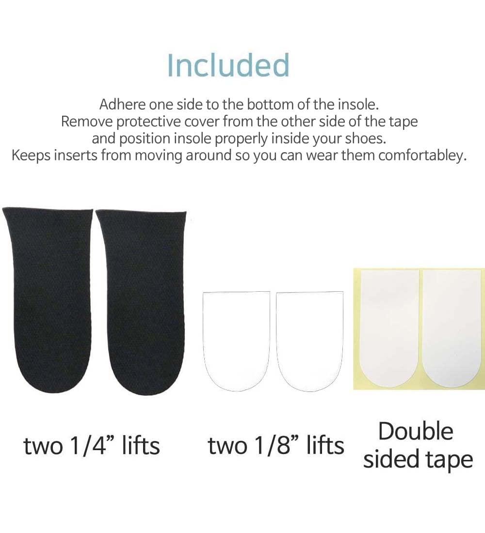 BalanSole 12mm(1/2 Inch) Limb Leg Length Discrepancies LLD Heel Inserts Insoles (2 Large Rights)