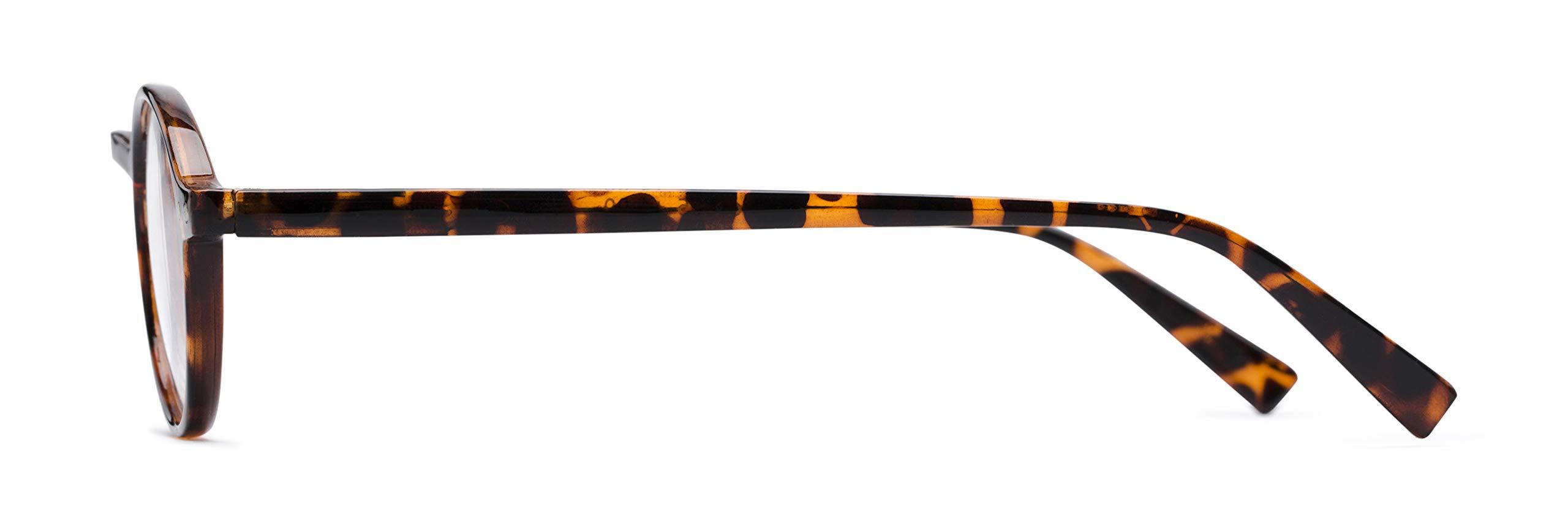 Readers Round Reading Glasses in Tortoise by Readers.com | The Studio | +2.25