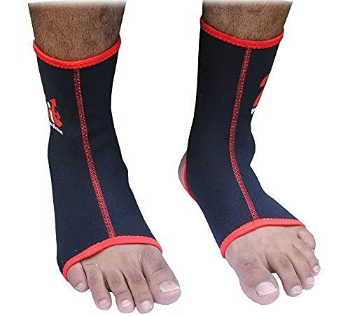 s&m 2Fit Elasticated Neoprene Ankle Foot Brace Support Pain Injury Relief Leg & Foot (S/M)