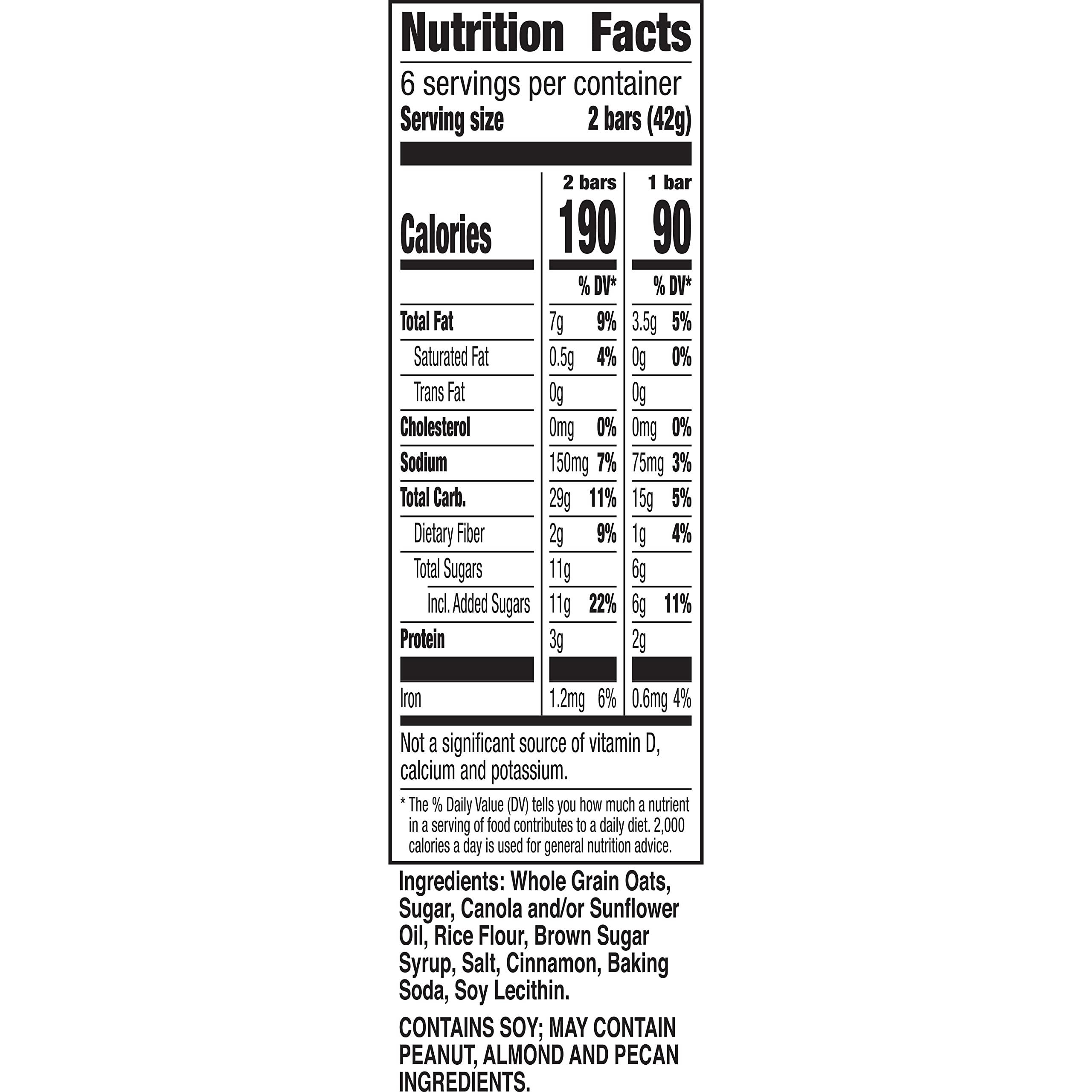 Nature Valley Nature Valley Crunchy Granola Bars, Cinnamon, 12 Bars, 8.94 OZ (6 Pouches)