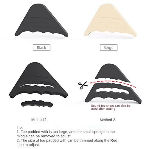 "N/A" SooGree Reusable Toe Filler Inserts,Adjustable Toe Plug Shoe Too Big Inserts for Women Men Pumps Flats Sneakers (6Pair)