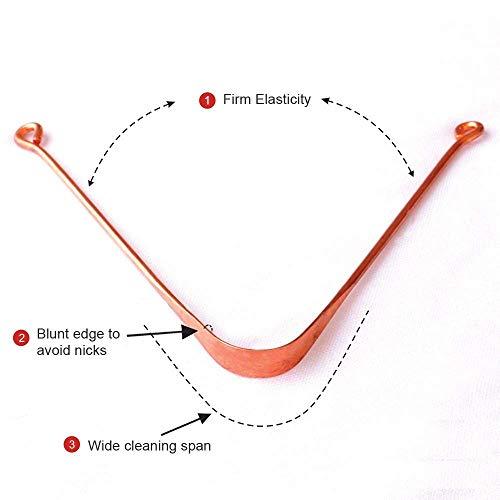 SoulGenie HealthAndYoga(TM) SteloKleen Stainless Steel Neti Pot for Sinus Congestion Plus qSwipe Lite Copper Tongue Cleaner - Exquisitely Gift Wrapped