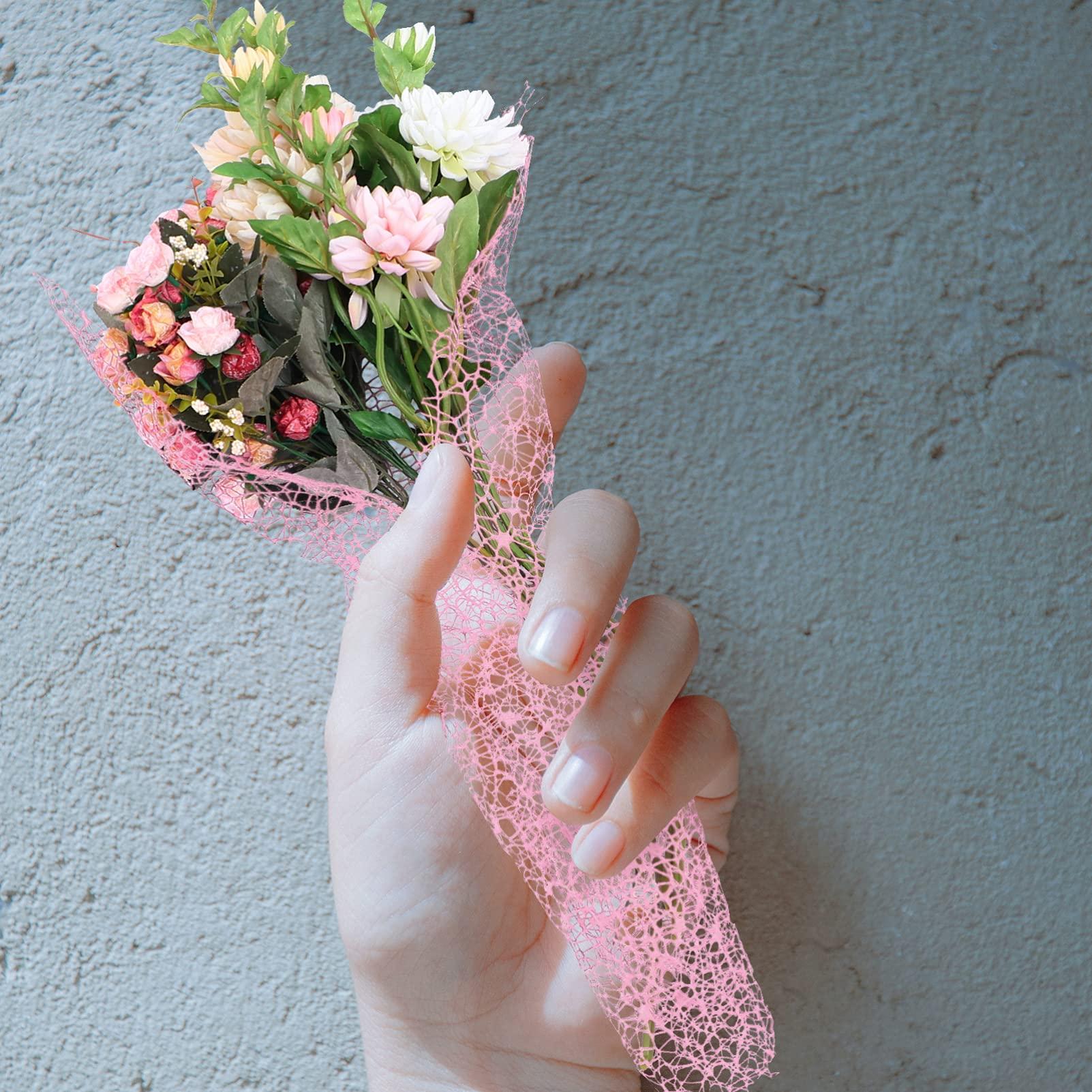 Ciieeo Ciieeo 10 Sheets Bouquet Wrapping Net Wrapping Mesh Bouquet Wrapping Mesh Bouquet Wrapping Paper Wrapping Paper for Bouquet Bouquets Floral Candy Bouquet of Flowers