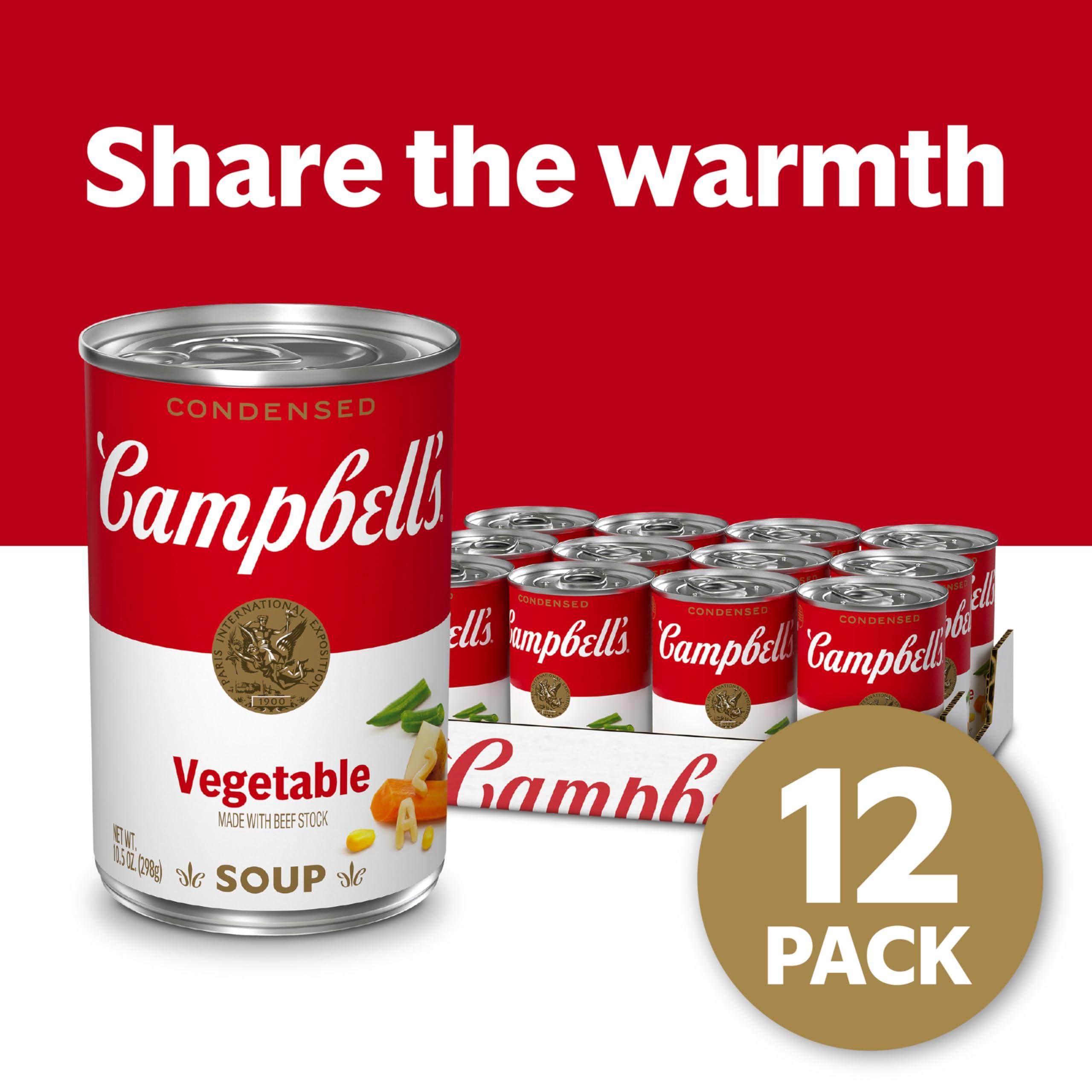 Campbell's Campbell\'s Condensed Vegetable Soup With Beef Stock, 10.5 oz Can (12 Pack)