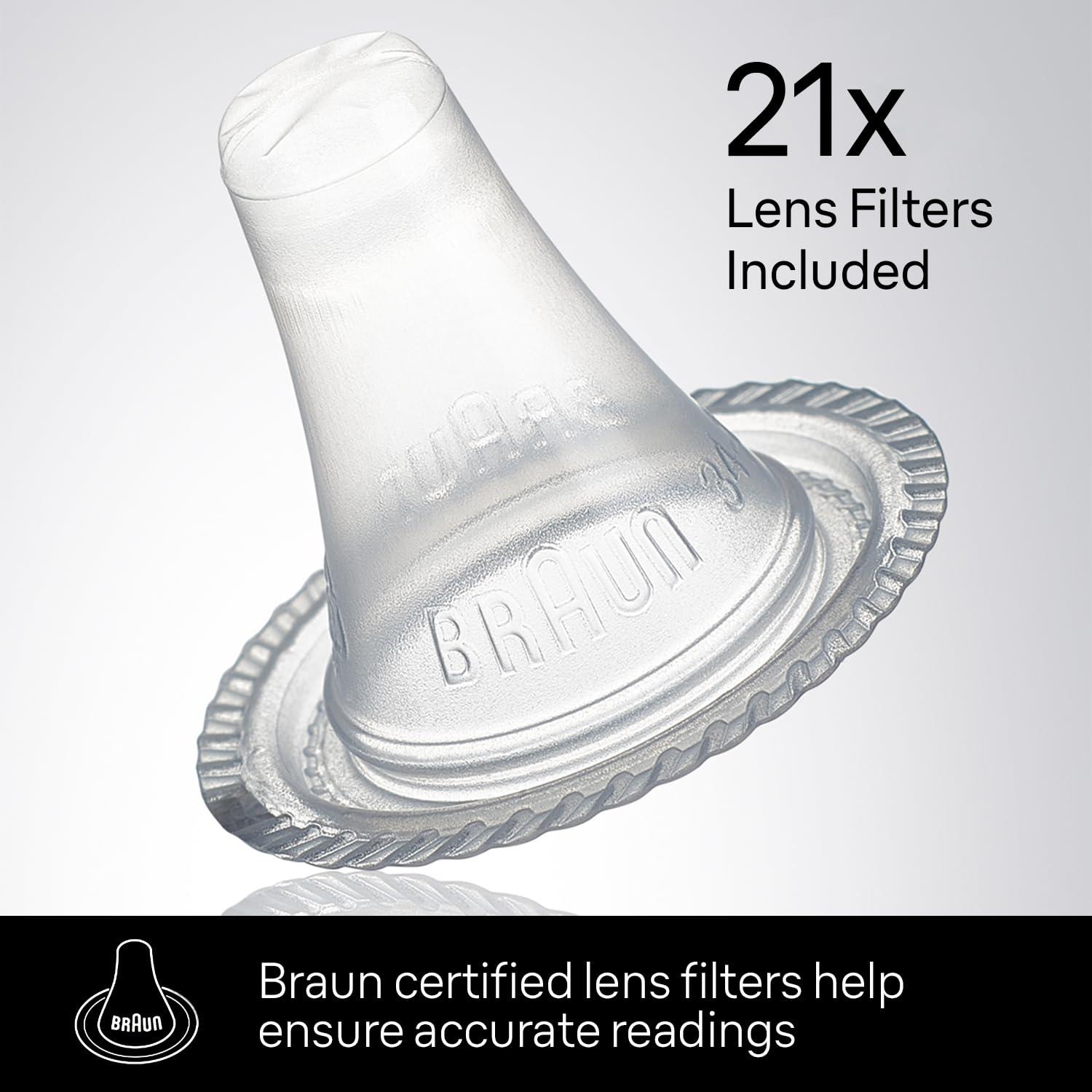 Braun Braun ThermoScan 7+ Connect Digital Ear Thermometer - Family Care App Compatible, Age Precision Technology, Color-Coded Digital Display, No. 1 Brand Recommended by Pediatricians, FSA and HSA Eligible