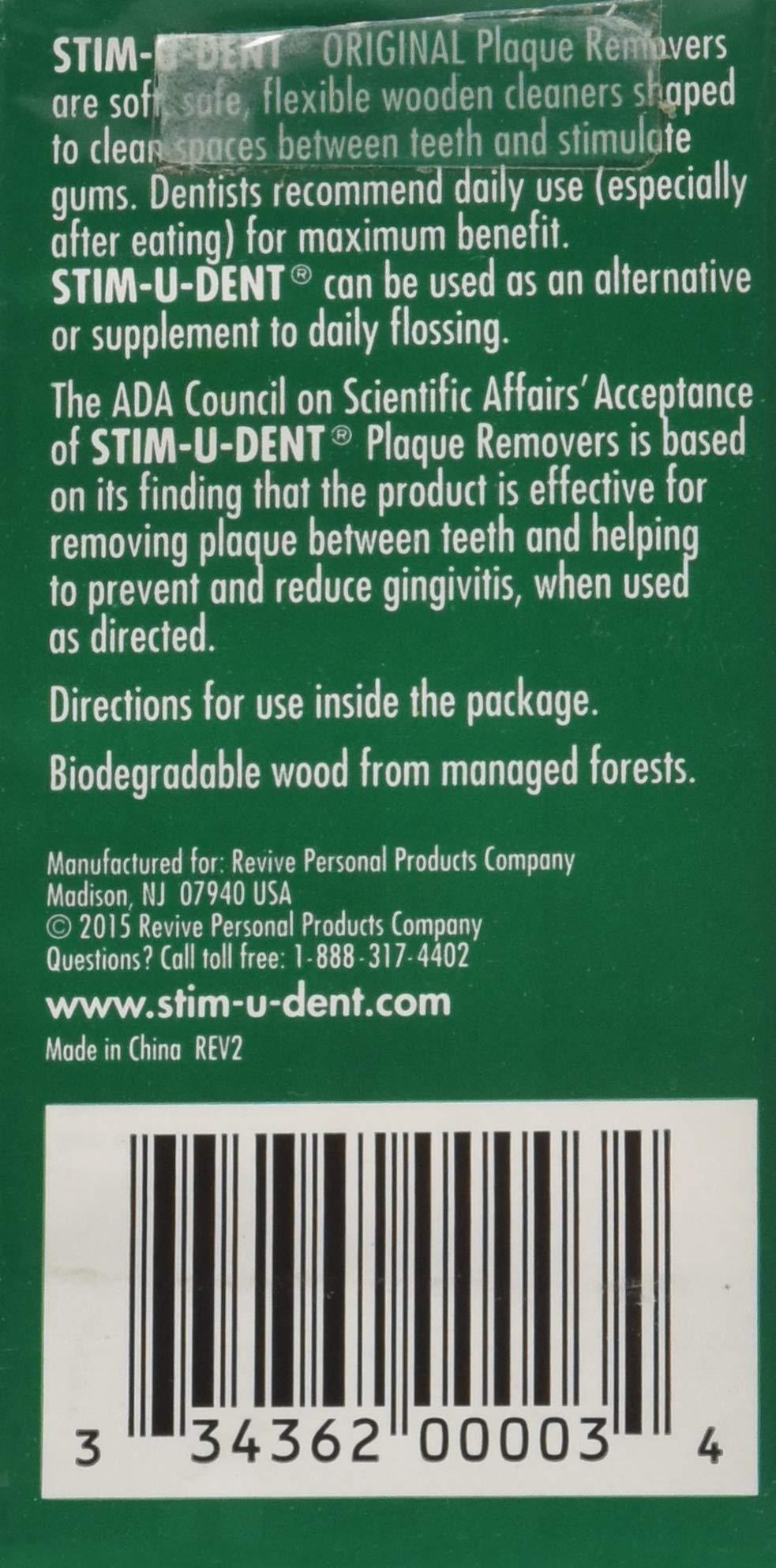 Stim-U-Dent STIM-U-DENT Original Plaque Removers Mint -- 100 Toothpicks