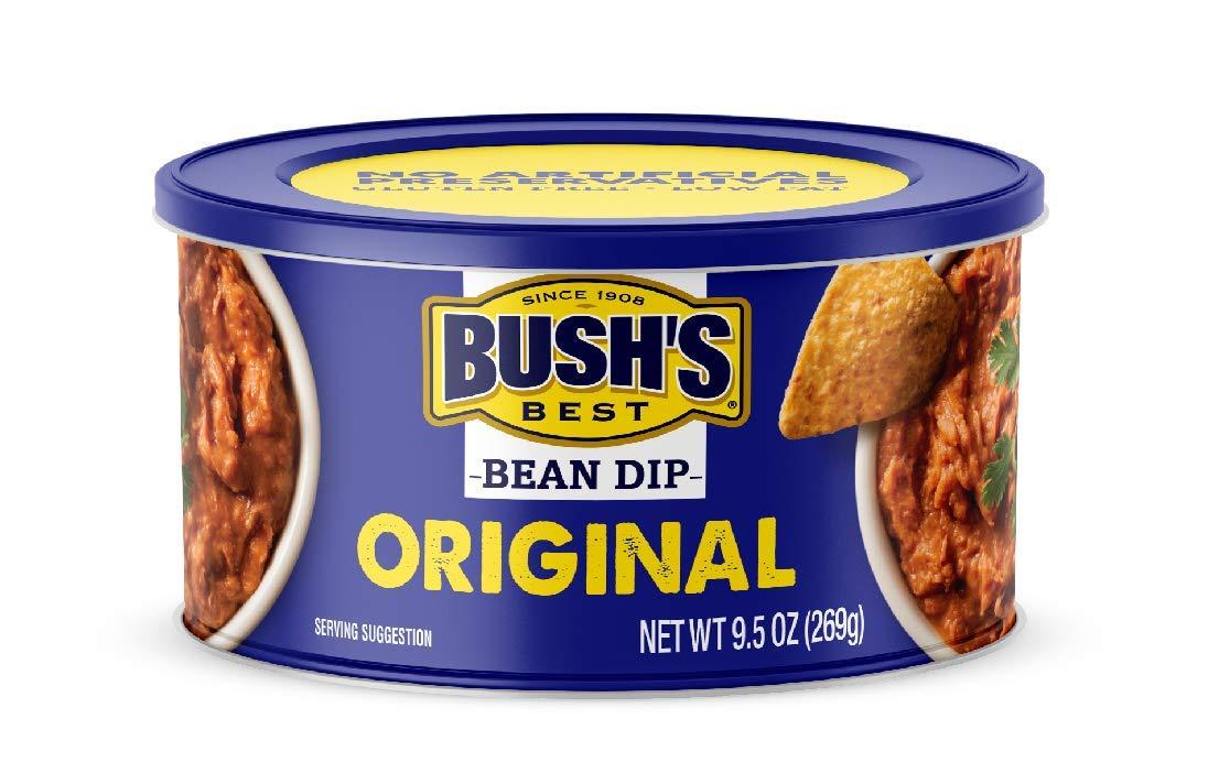 Bush\'s Best Bush\'s Best Bean Dip, Original, 9.5 OZ (Pack of 3)