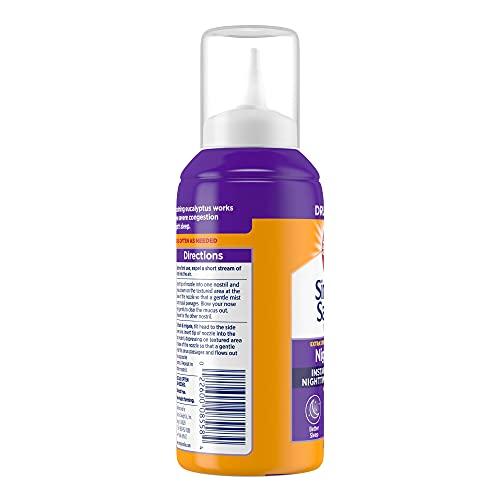 Arm & Hammer ARM & HAMMER Simply Saline Nighttime Nasal Mist 4.6oz- Instant Relief for SEVERE Congestion- One 4.6oz Bottle