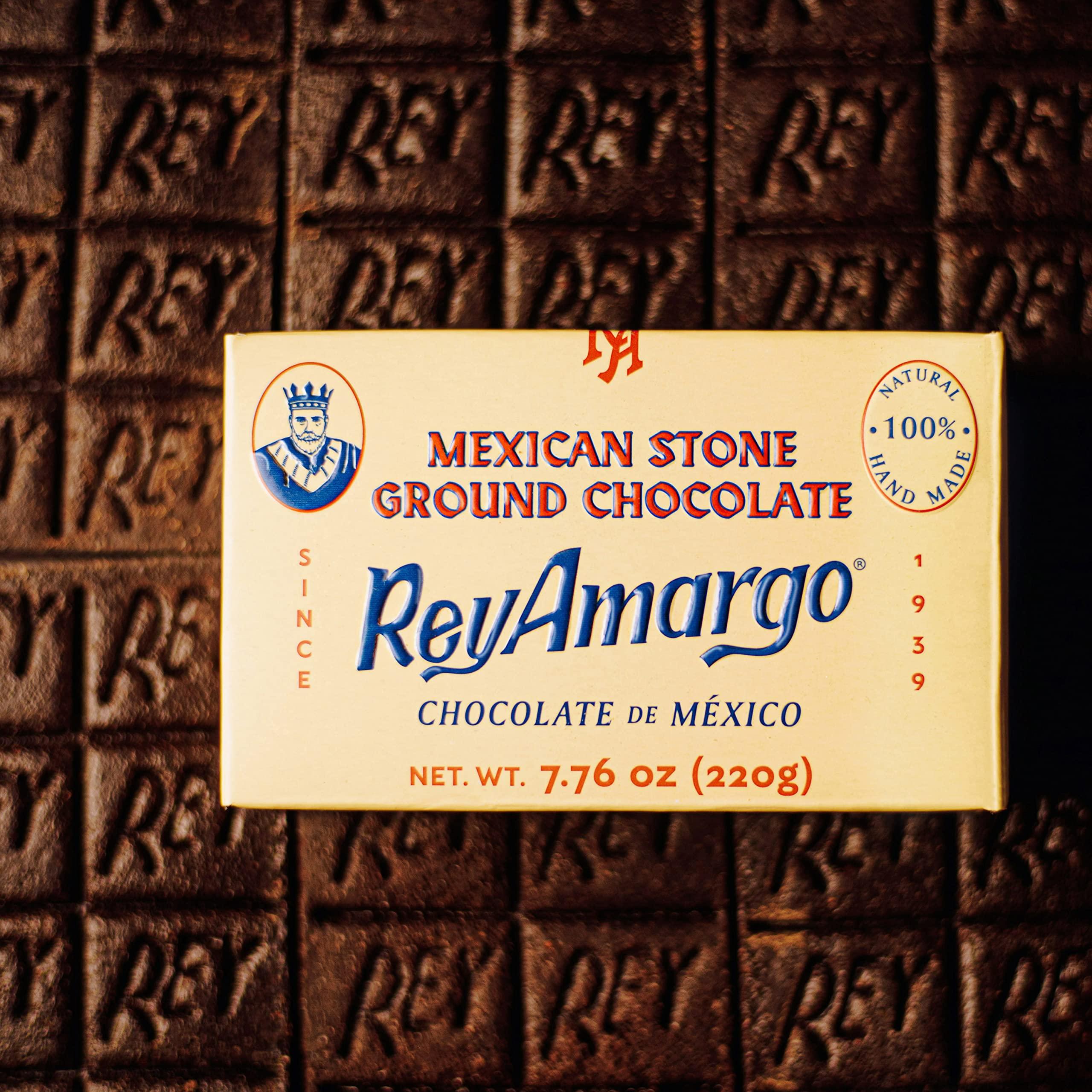 Rey Amargo Rey Amargo Mexican Traditional Hot Chocolate, Natural, Gluten Free, Vegan, Delicious For Mole