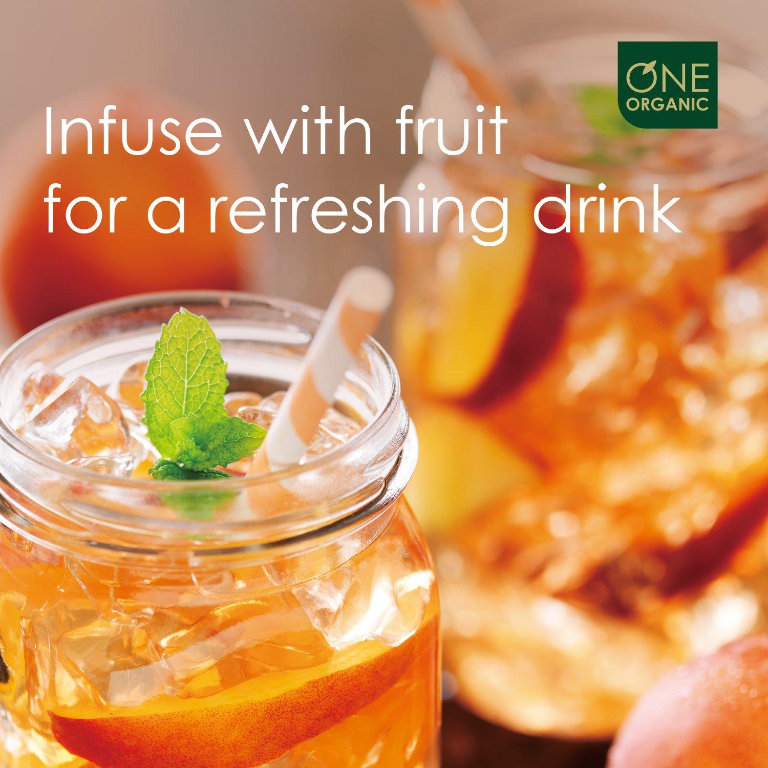 One Organic ONE ORGANIC Instant Tea Powder (Black)  4.4 oz.  125 Servings  USDA Certified Organic  100% Pure Tea - Instant Hot or Iced Tea  Unsweetened