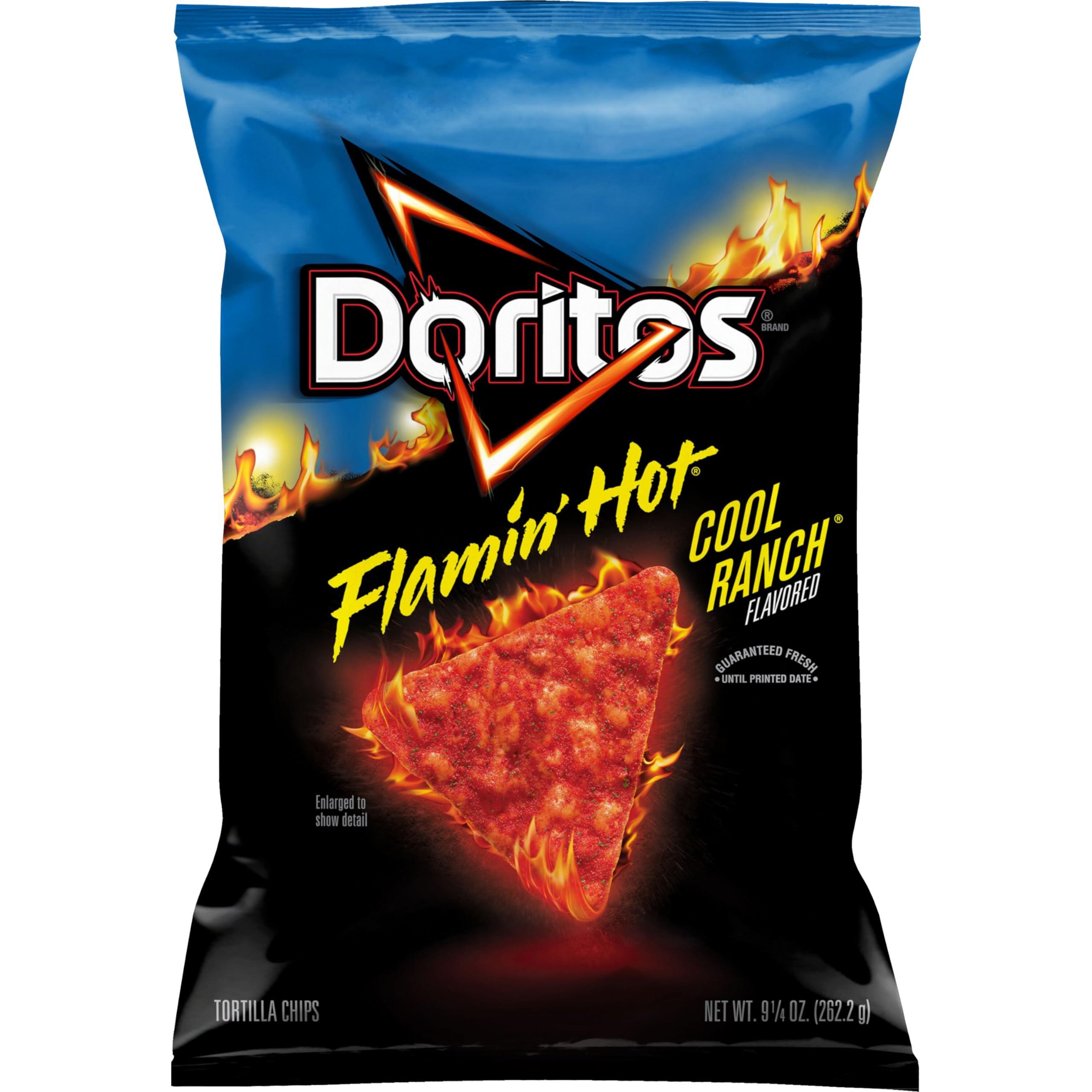 Doritos Doritos Tortilla Chips Flamin' Hot Cool Ranch, 9.25 Oz