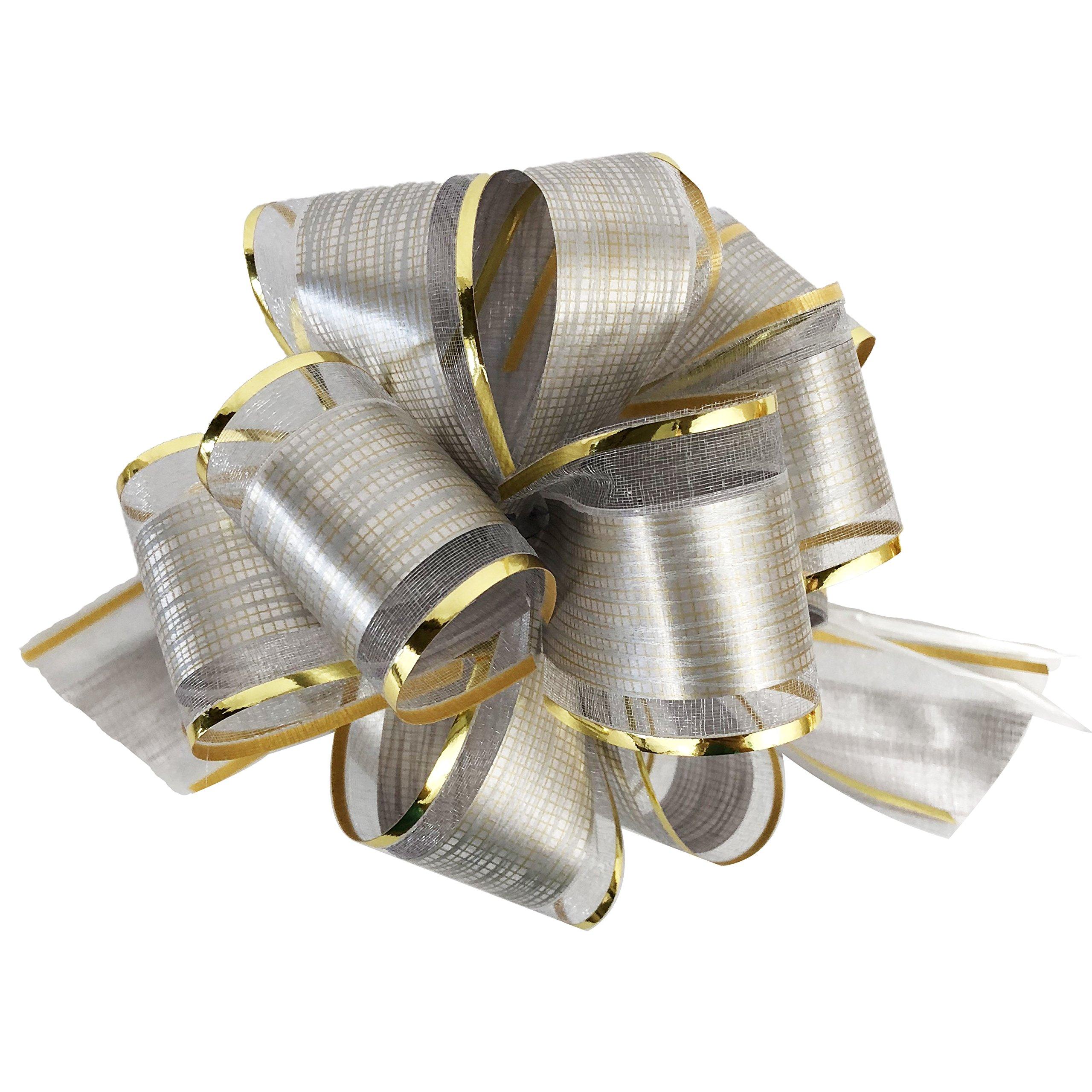 allgala Allgala 12-pc 6 Inch Large Everyday Pull Bows-Assorted-GP92001