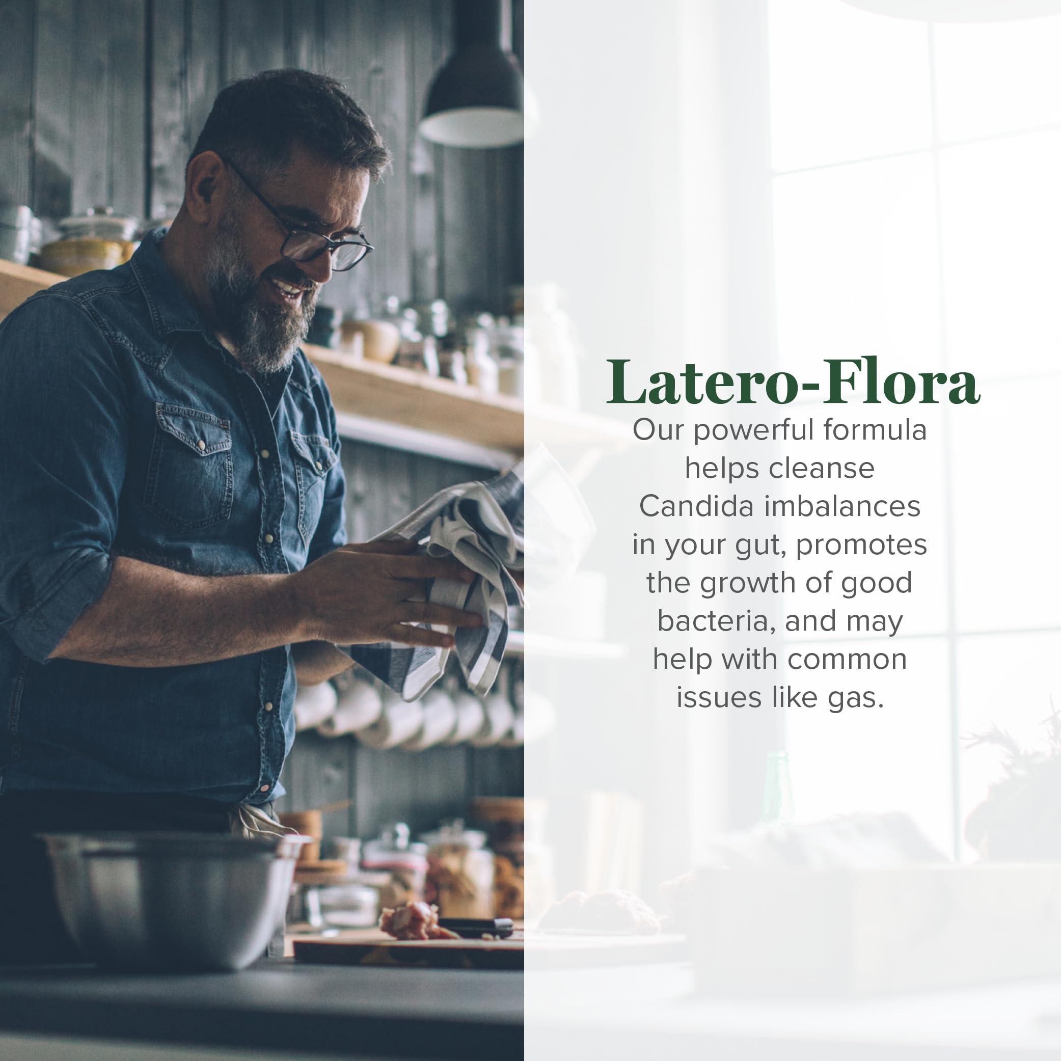 Global Healing Center Latero-Flora Probiotic 60 count by Global Healing Center