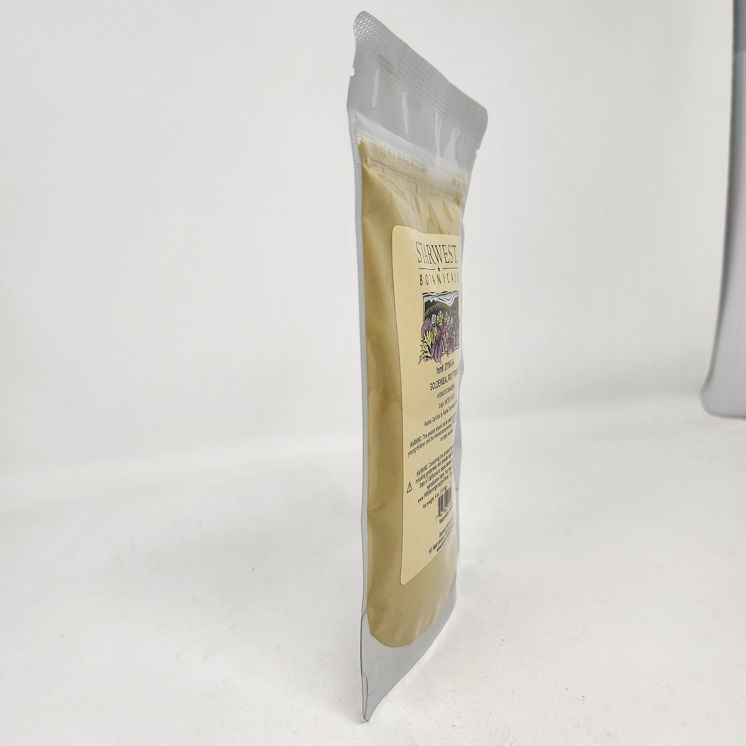 Starwest Botanicals Goldenseal Root Powder Wildcrafted - 4 Oz (113 G) - Starwest Botanicals