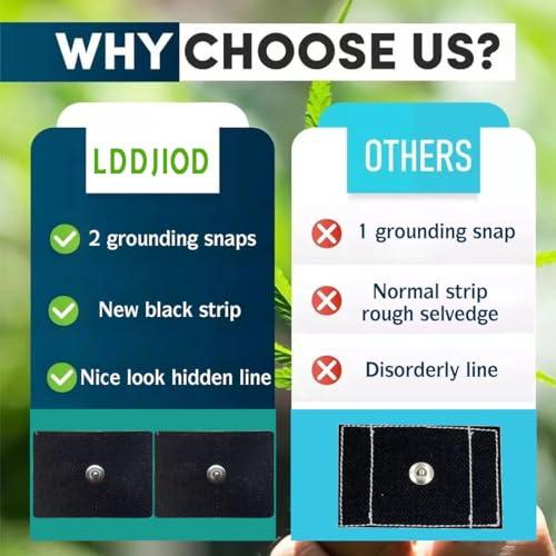 LDDJIOD Grounding Sheet for Sleeping, Grounding Mat for Bed with Silver Thread, Grounding Sheet Conductive Grounding for Pain Relieving (60\" * 80\")