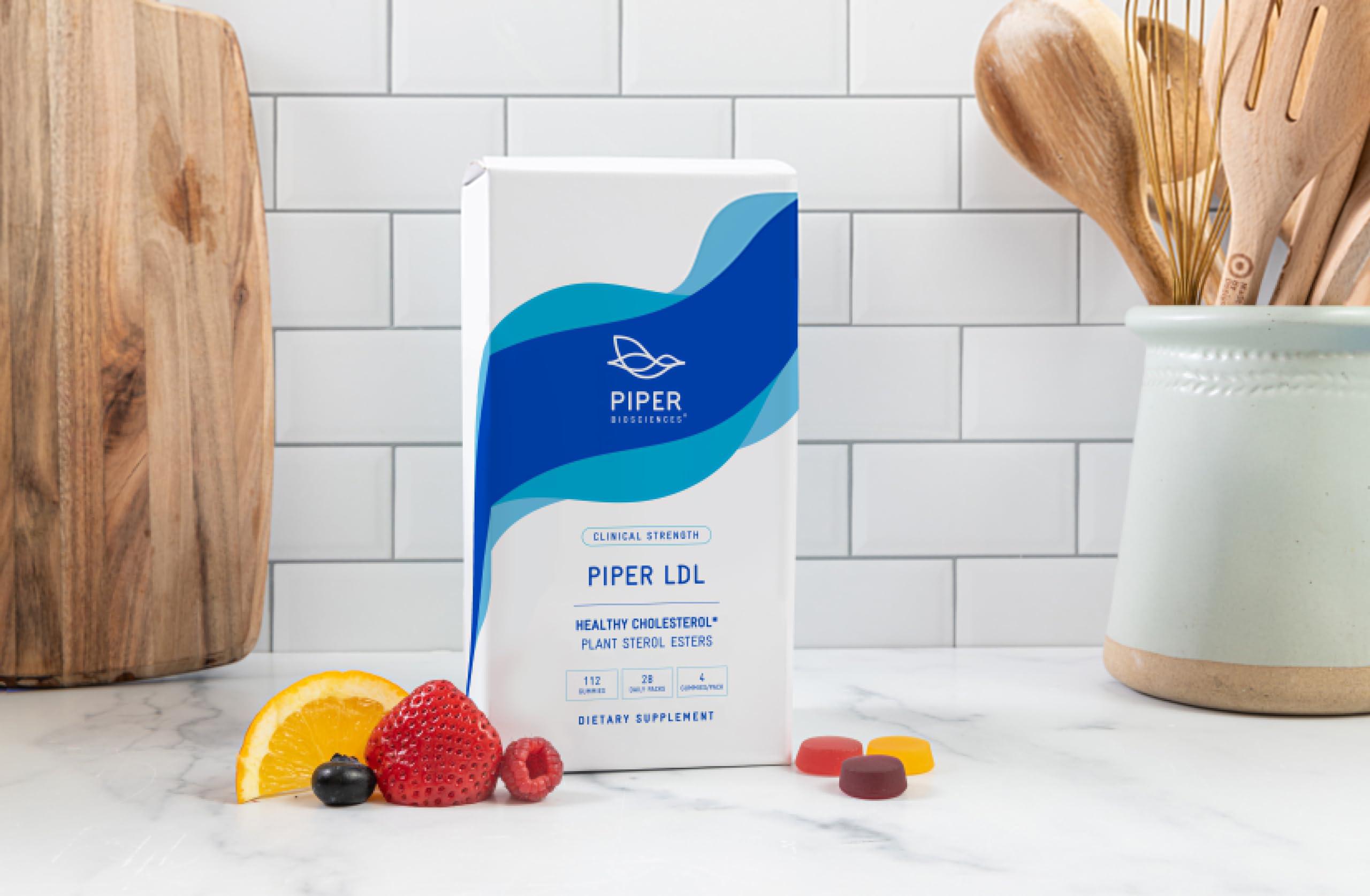 Piper Biosciences Piper Biosciences Cholesterol Health Plant Sterol Gummies: Plant Sterols Cholesterol Supplement (2 Boxes, 224 Gummies)