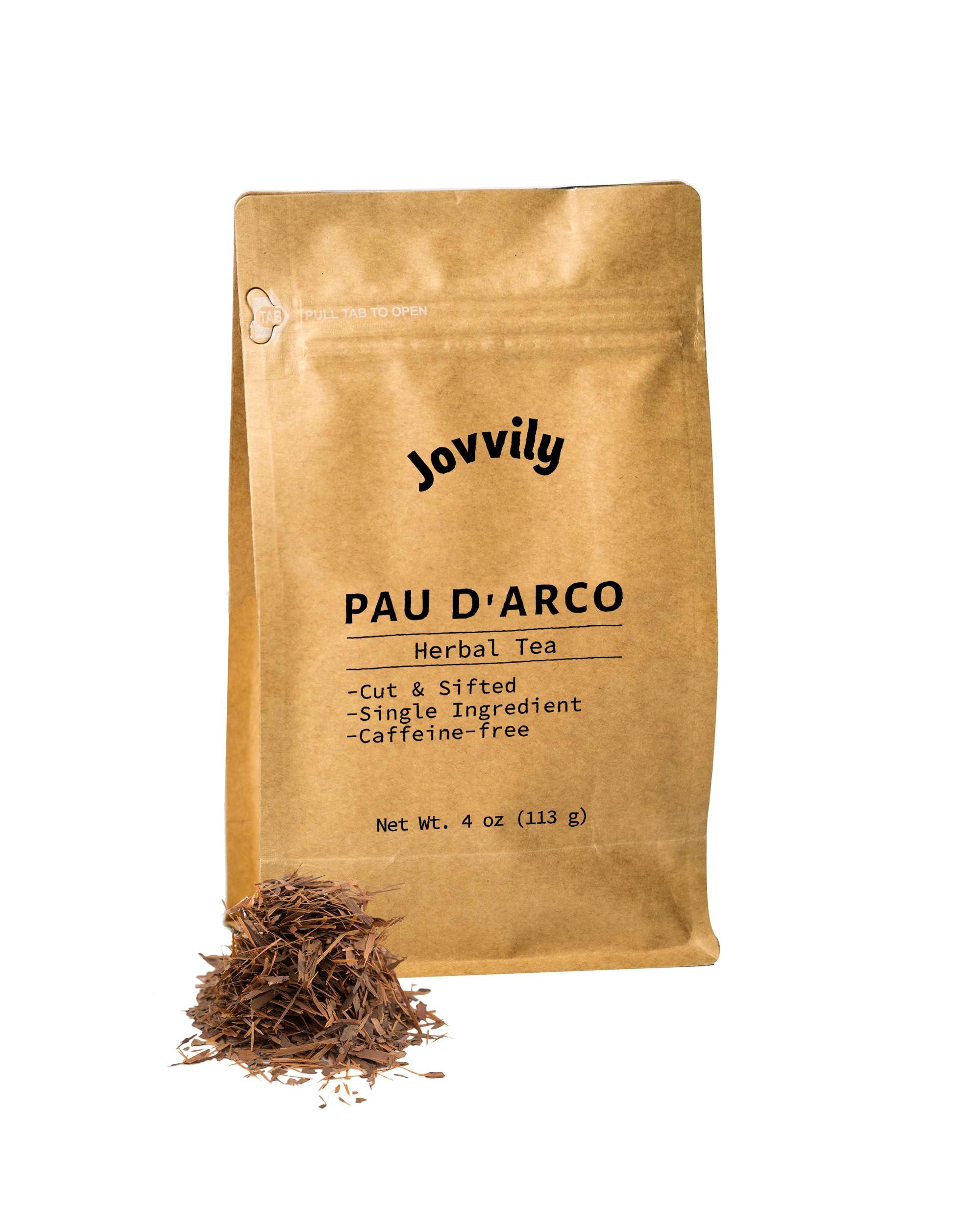 Jovvily Jovvily Pau D'Arco - 4 oz - Cut & Sifted - Herbal Tea - Caffeine Free