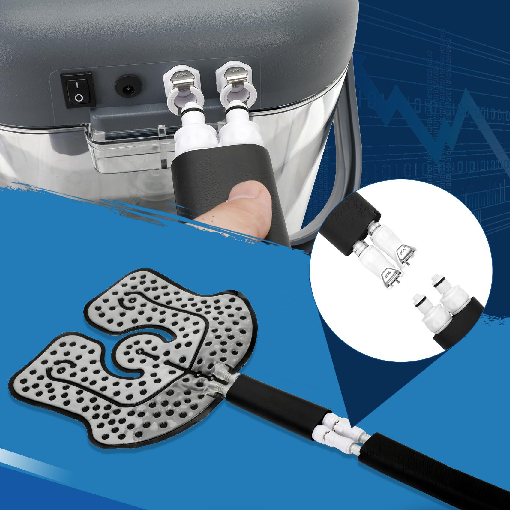 Yhaofu Ice Man Machine for Knee After Surgery,Cold Therapy Machine,Continuous Cold Treatment After Surgery Knee,Ankle,Cervical and Back Joint Cold Pack (Universal Pad),Adjustable Time Temperature and Flow