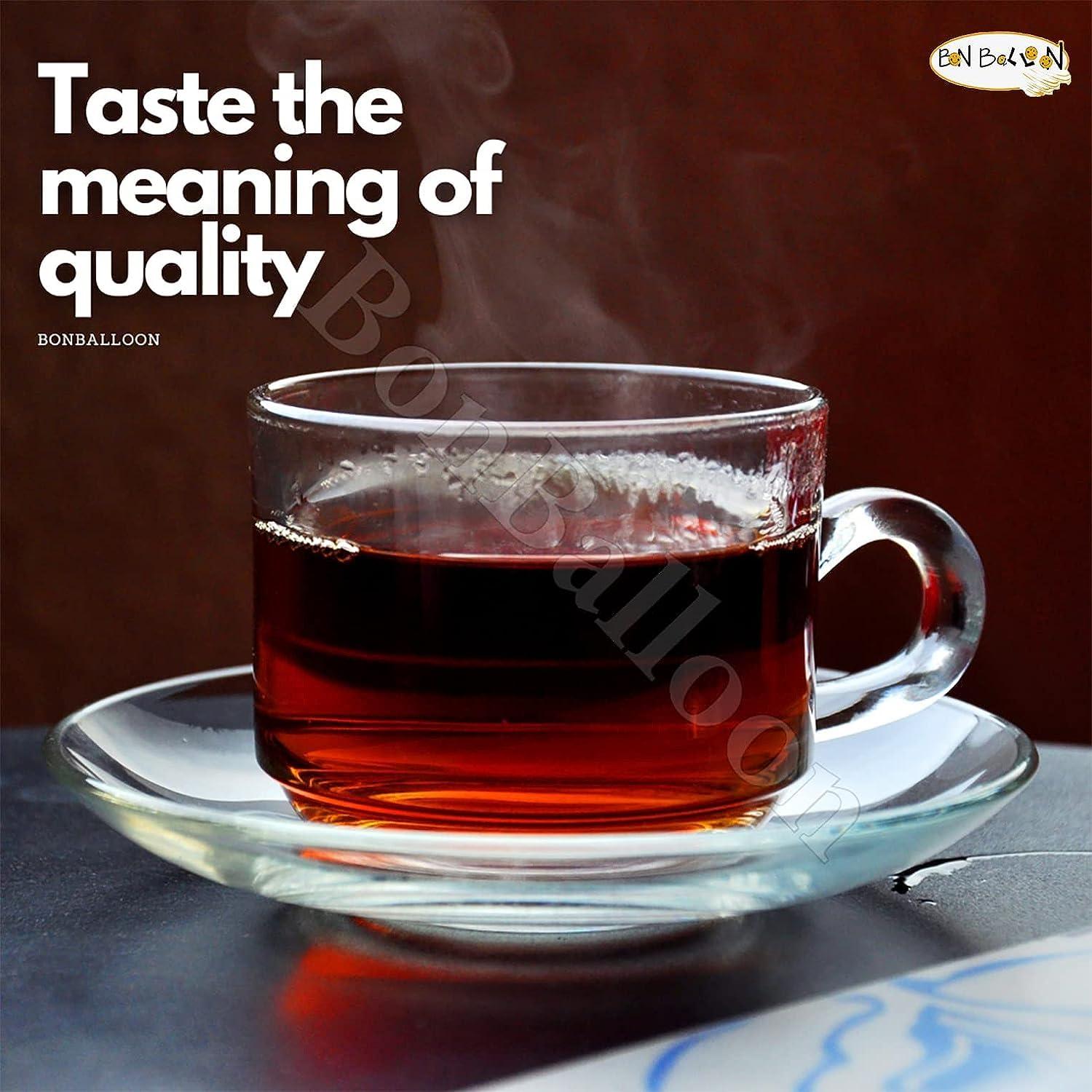 bonballoon Fine Black Tea Al-Kbous Al Kbous Al Kaboos Soft Loose Egyptian Egypt Arab Arabic Natural With Pure Oriental Strong Rich Taste Halal (1 Pack = 7.05 oz / 200 gm)