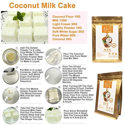 Plant Gift Plant Gift 100% Pure Coconut Powder Natural Powder, Great Flavor for Drinks, Smoothie, Yogurt, Baking, cookies, cakes and Beverages, Non-GMO Powder, No Filler, No additives 100G/3.25oz