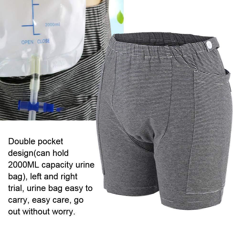 KTTR KTTR Incontinence Care Trousers, Catheter Underwear Incontinence Pants for Men Women, for Incontinent People to Prevent Embarrassed Scene,Men,XL