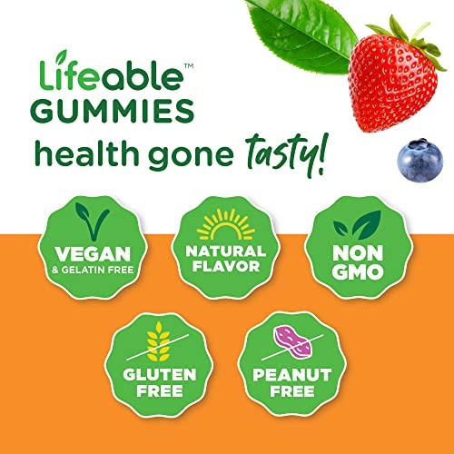 Lifeable Lifeable Iron & Vitamin C Kids + Zinc 25mg Kids, Gummies Bundle - Great Tasting, Vitamin Supplement, Gluten Free, GMO Free, Chewable Gummy