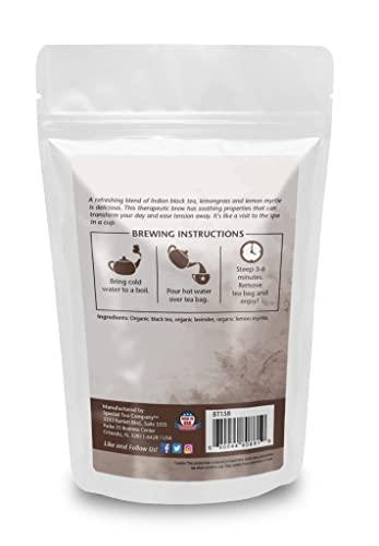 SpecialTea Company Lemon Lavender Black Tea Pyramid 15 Sachets