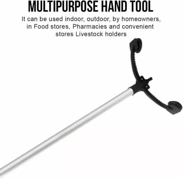 TOLSEN TOOLS TOLSEN 35" Heavy Duty Grabber, 10'' Wide jaw, Reaching Grabber Tool, Standard Equipment for Sanitation Workers, Homeowners, Cleanup Team, Gardener, Livestock Handlers (1)