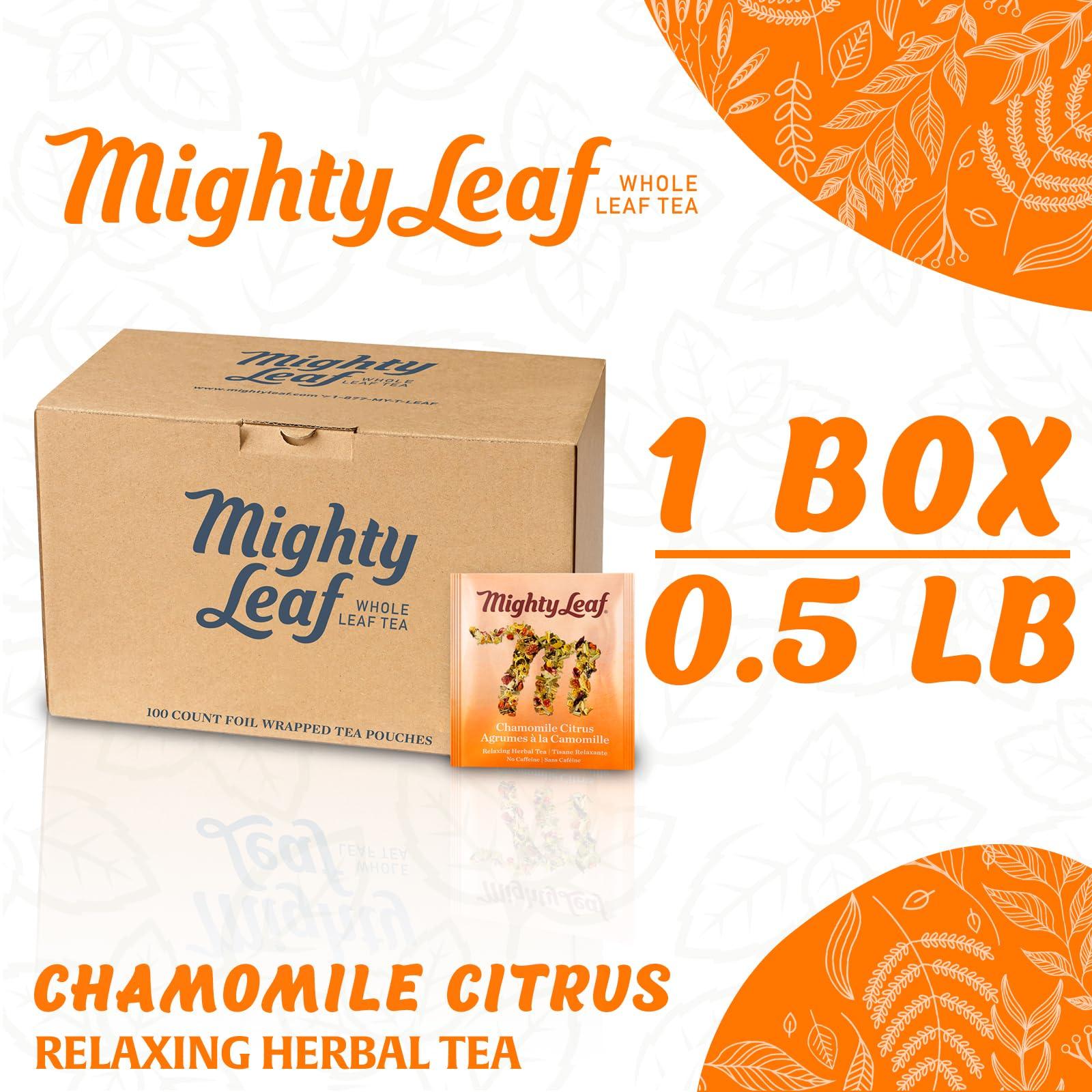 Mighty Leaf Mighty Leaf Chamomile Citrus Tea, 100 Tea Pouches