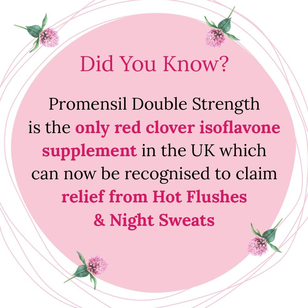 Promensil Promensil Menopause | Double Strength Starter | Red Clover | Isoflavones | 80mg | 60 Tablets