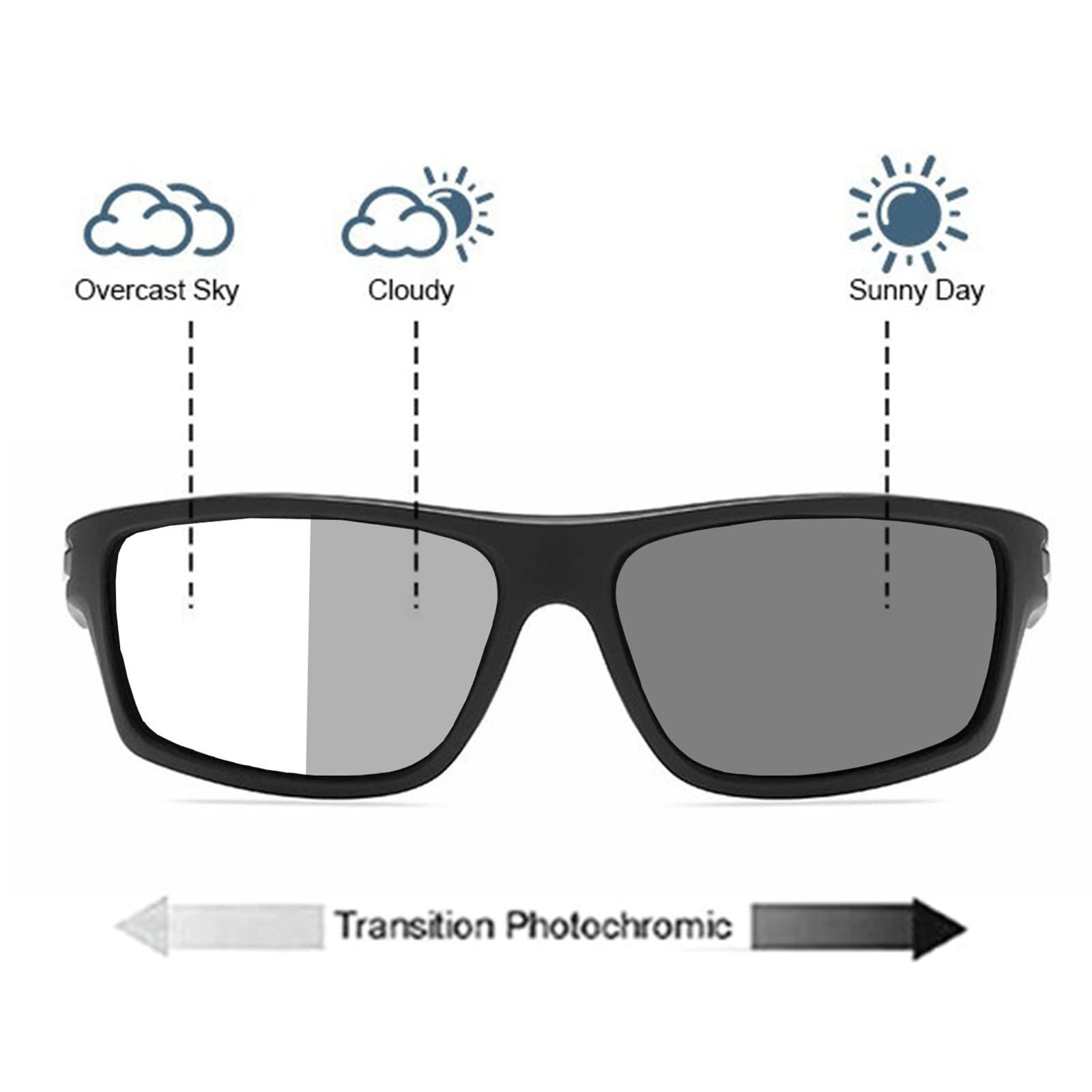 willochra Wraparound full lens Safety Glasses with Readers photochromic Sport Magnifying Safety Reading Goggles for Men Women (black, 0, multiplier_x)