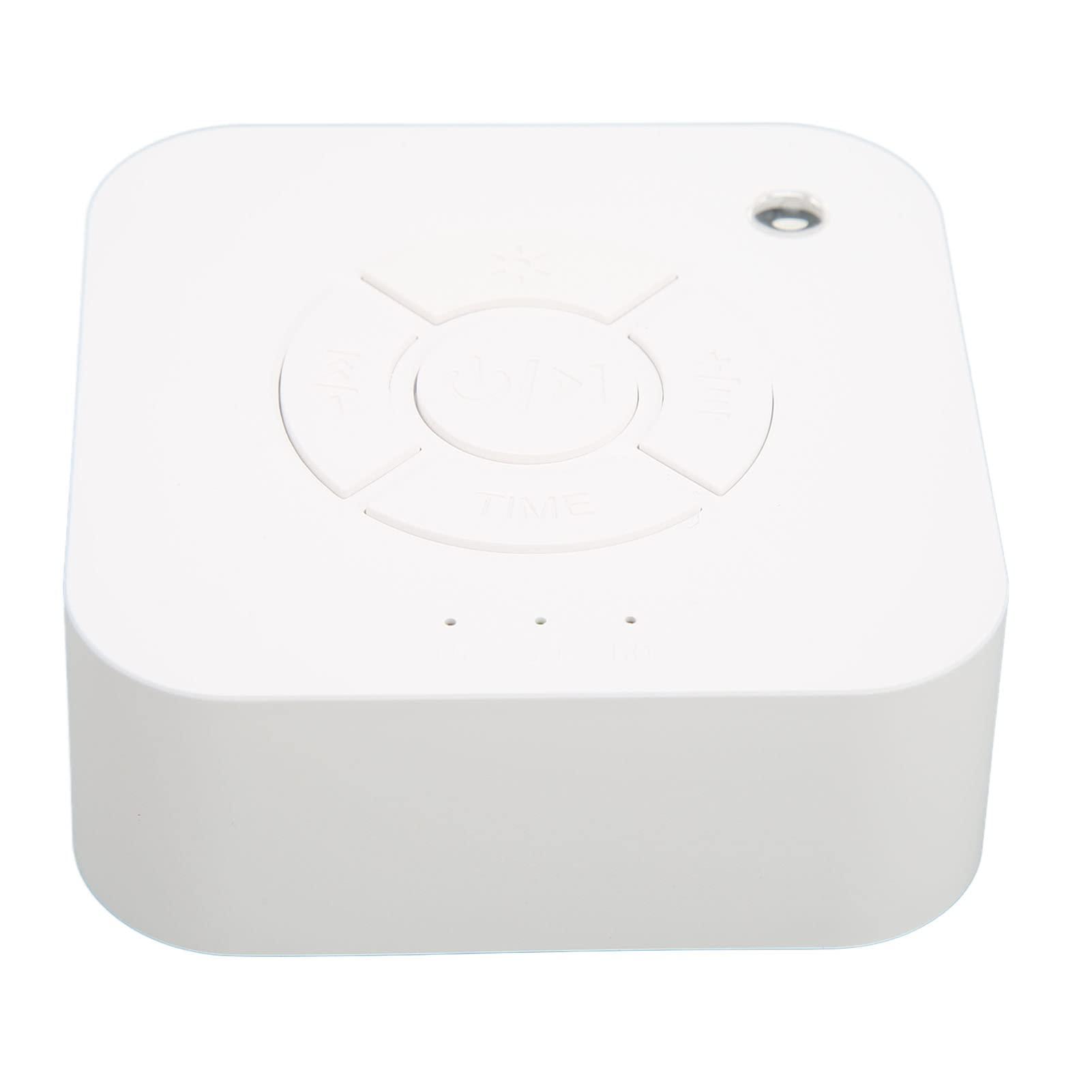 Luqeeg White Noise Sound Machine, Portable Lullaby Sound Machine Sleep Soother with Smart Timing, Volume Control, 9 Soothing Sounds, Sleep Machine for Adults Babies Lullaby Travel Home