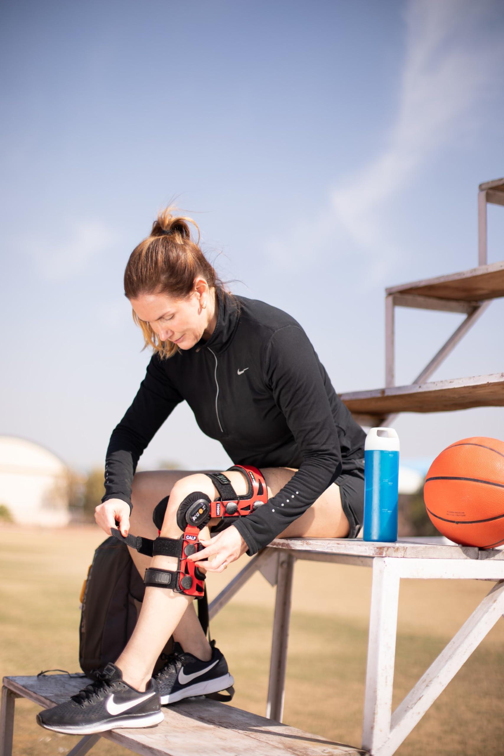 KGOI KGOI Knee Brace for Acl/Ligament/Sports Injuries/Arthritis (OA)/Knee Joint Pain Relief for Men & Women (Size-22) Check Size Chart for Best Fit (Pic-2&3)