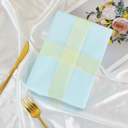 BEISHIDA BEISHIDA Light Blue Wrapping Paper Matte Solid Color Gift Wrapping Paper Roll Waterproof Floral Wrapping Paper,Packing Paper for Birthday,Valentine\'s Day,Christmas,Graduation (22.8in X 32.8ft)