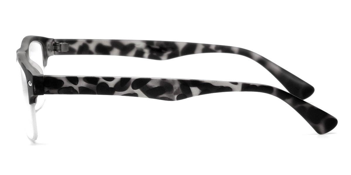 Jcerki Jcerki Black Round Frame Bifocals Reading Glasses +1.00 Strengths Readers Glasses for Men and Women