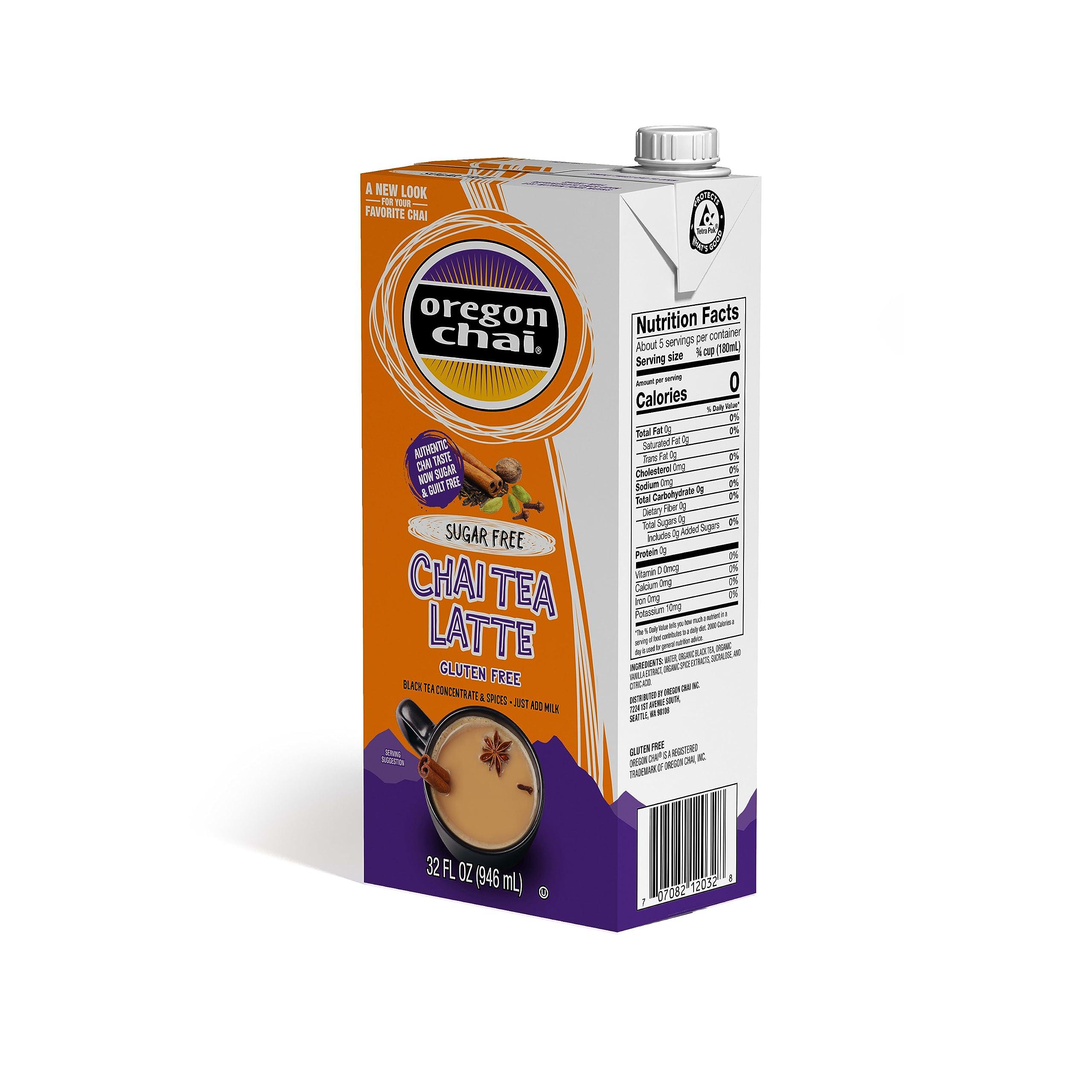 Oregon Chai Oregon Chai Sugar Free Chai Concentrate, 32 Fluid Ounce (Pack of 1)
