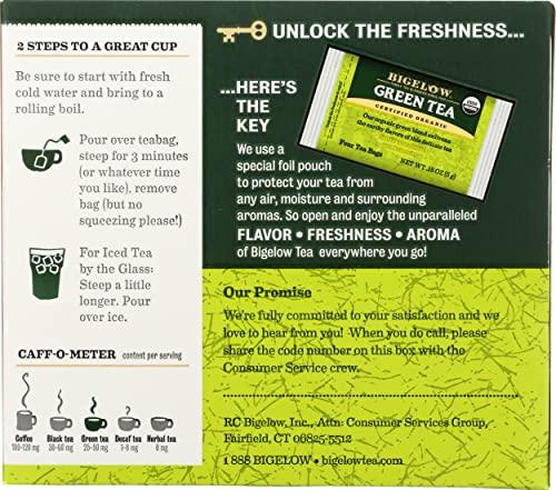 Bigelow Tea Bigelow Organic Greentea, 40 CT