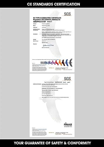 voltX voltX \'VISION\' Safety Readers, Full Lens Magnified Reading Safety Glasses (+3.0 Dioptre, Clear lens) ANSI Z87.1+ & CE EN166F - Anti fog coated UV400 lens